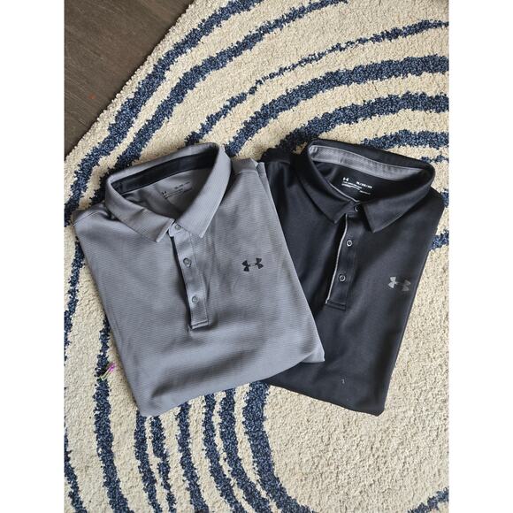 Under Armour HeatGear Golf Polo Bundle – 3XL – Black & Gray - Picture 1 of 6